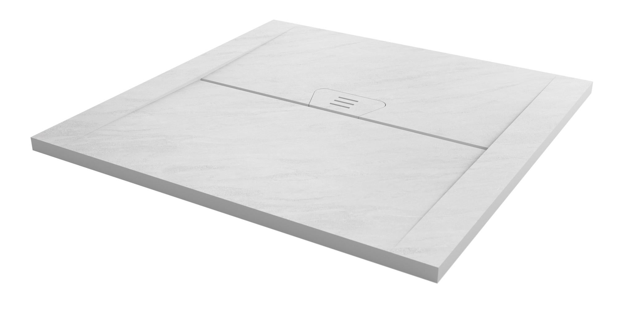 Receveur de douche extraplat, grès, artico L.90 x l.90 cm, Kai Leroy
