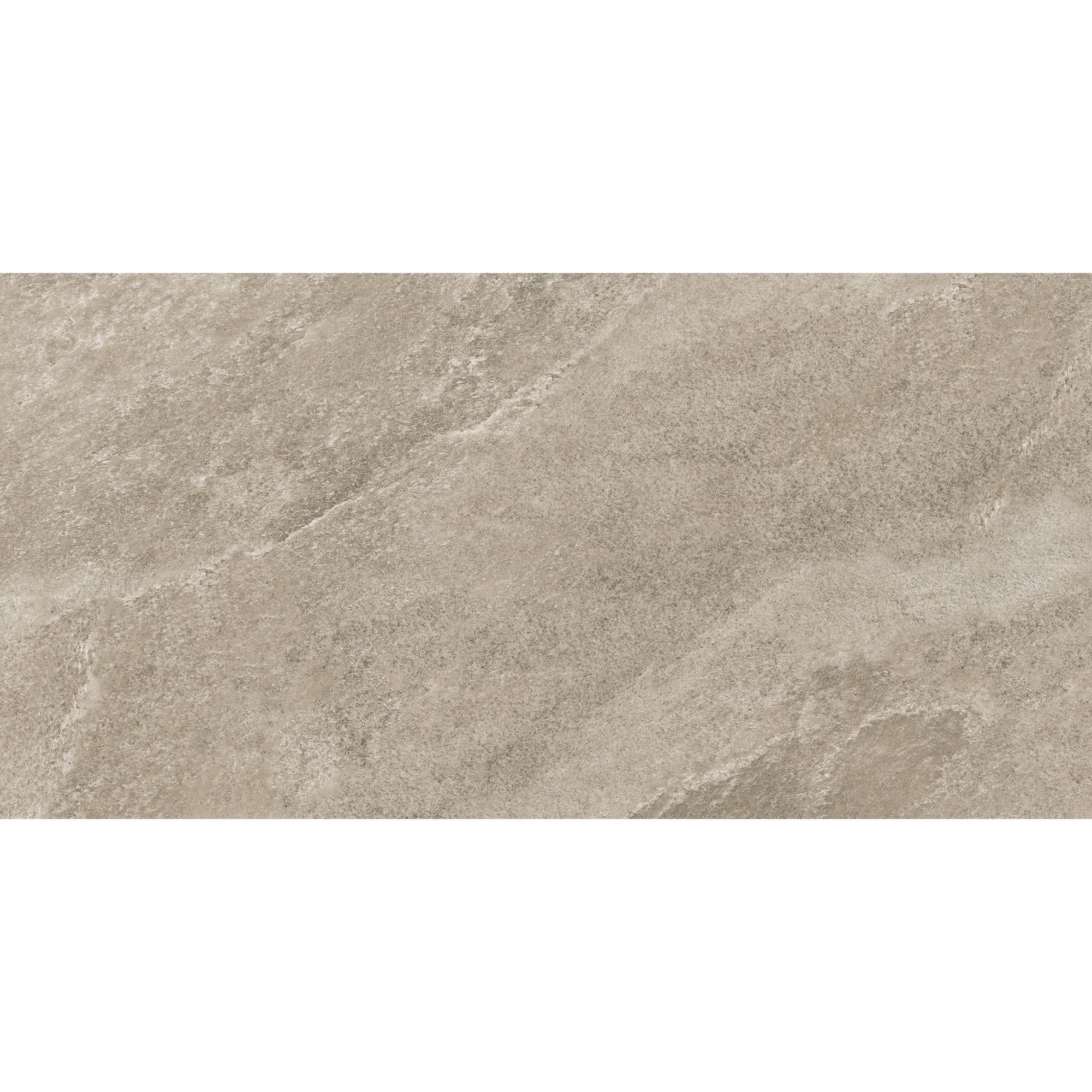 Carrelage effet pierre taupe poli Shadestone l.60 x L.120 cm SANT