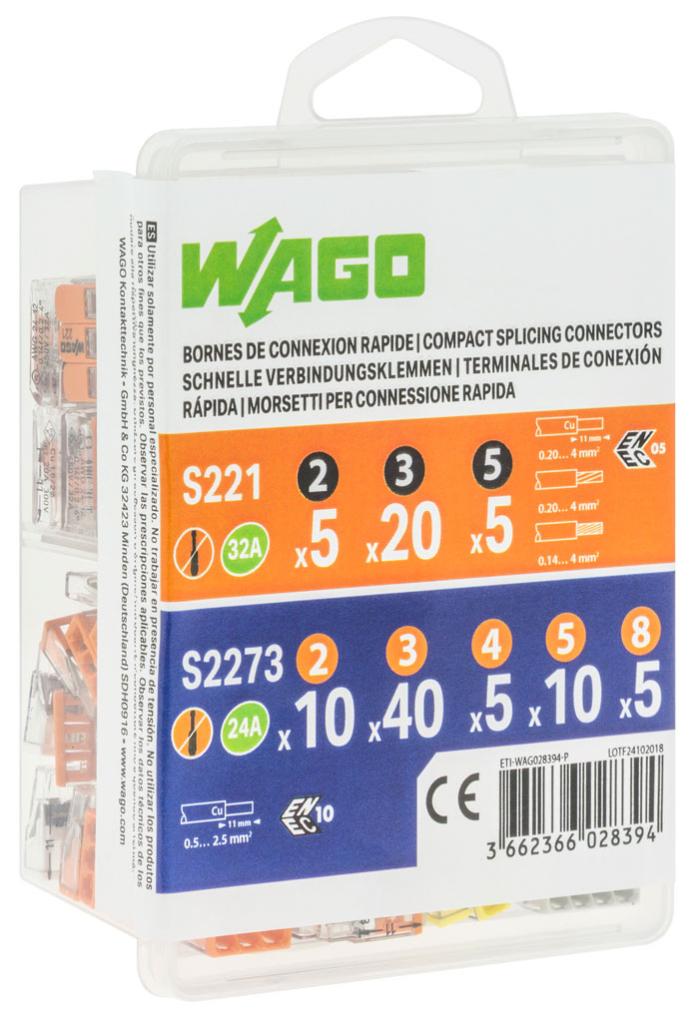 Wago - Bornes de connexion de connexion automatique S221 2 entrées
