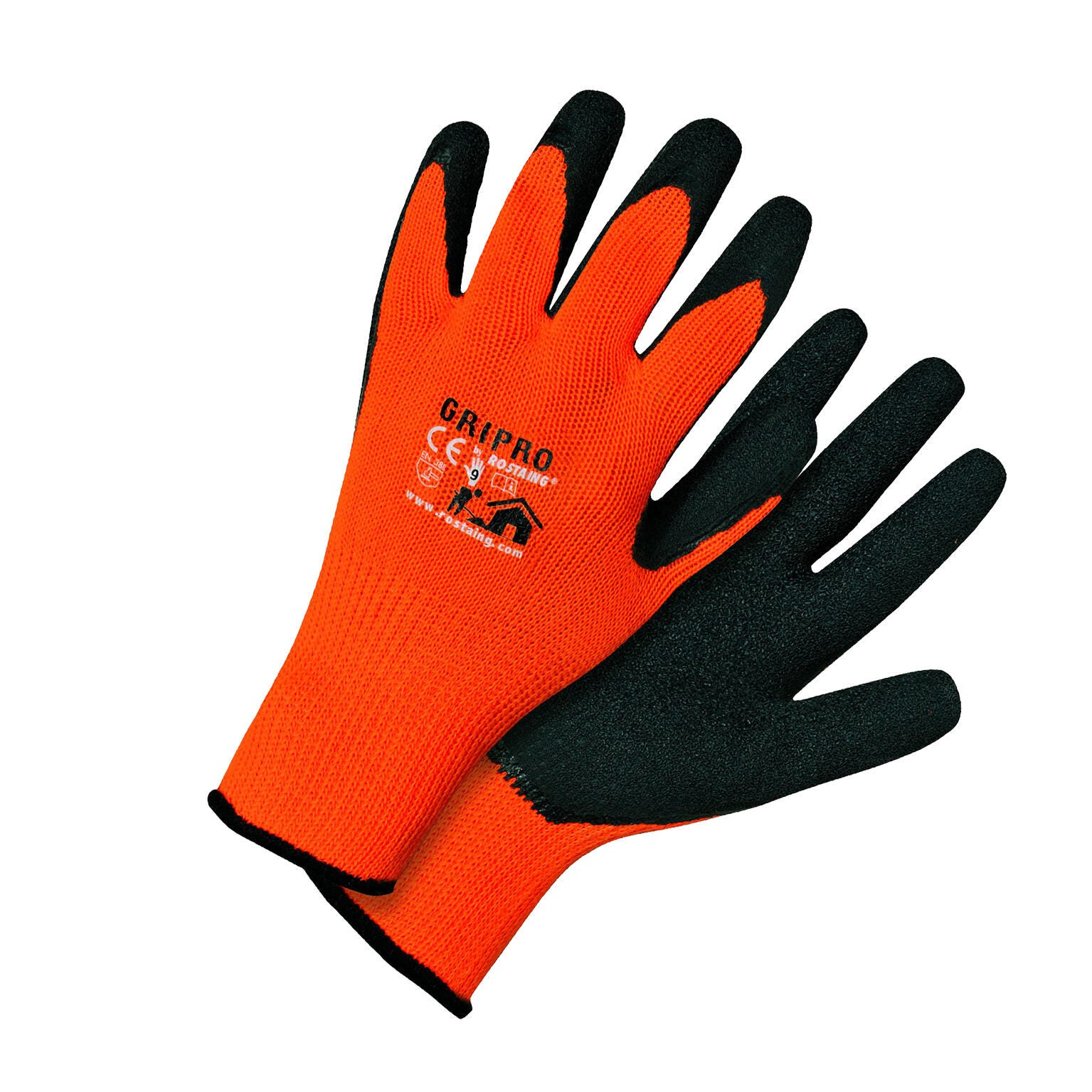 Kreator gants de travail XXL tronçonneuse cuir orange