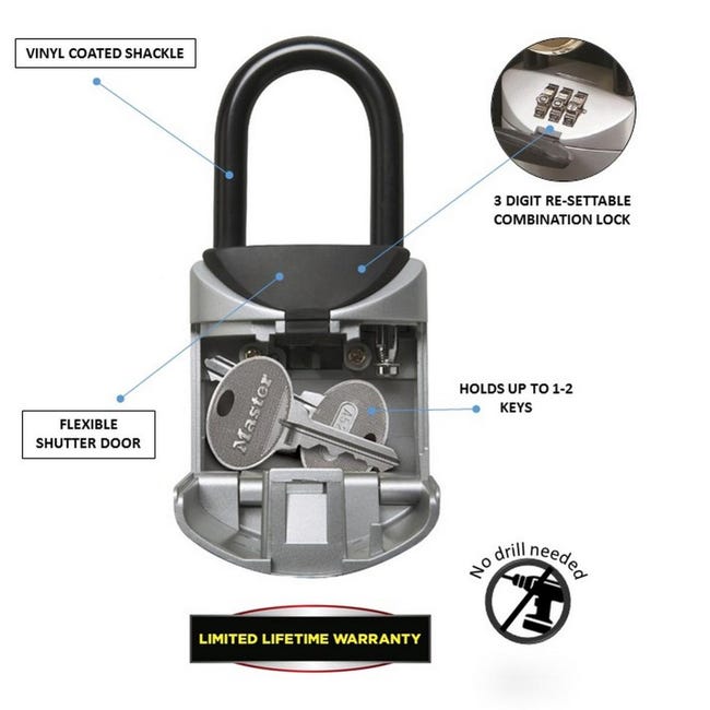 Boîte à clé sécurisée Master Lock Select Access à combinaison