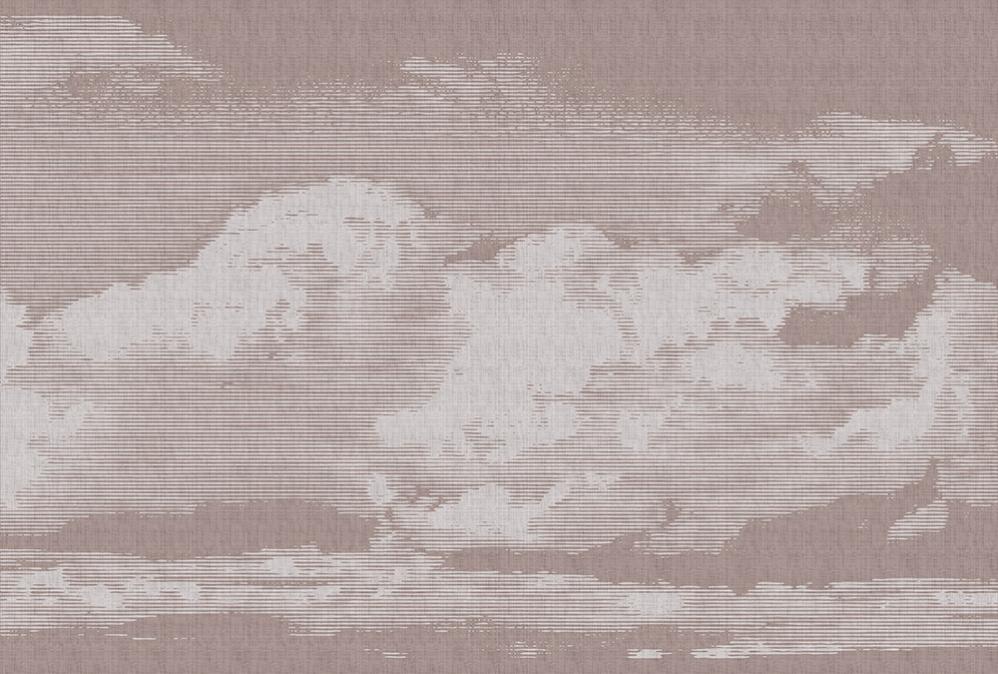 Papier peint panoramique Clouds rose intissé l.400 x H.270 cm | Leroy