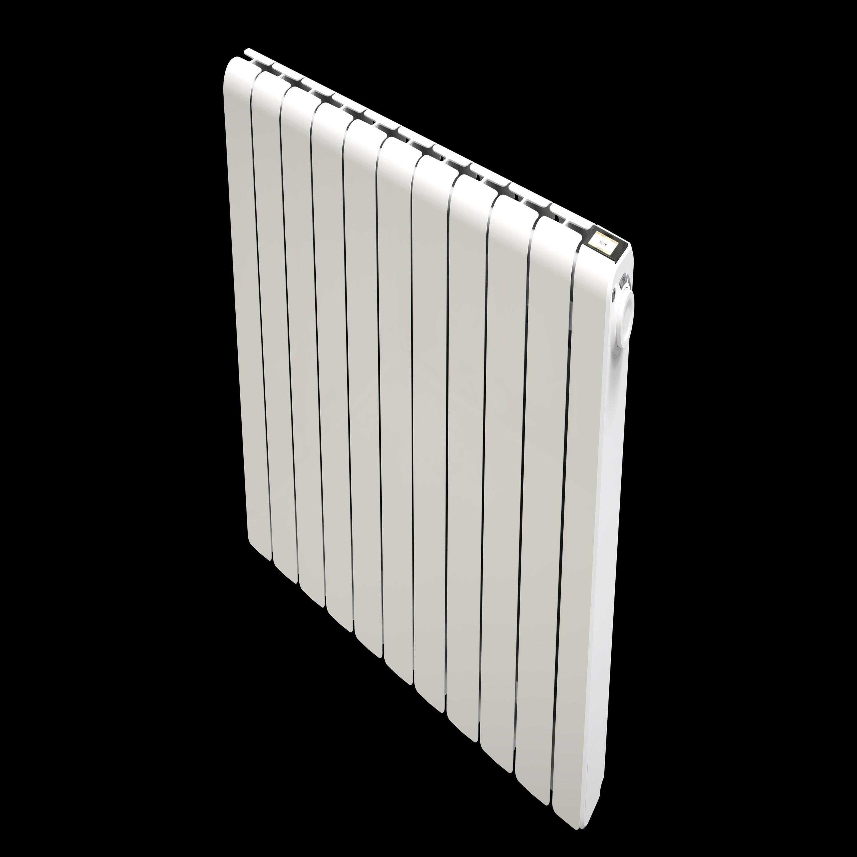 Radiateur électrique à inertie fluide 1500W EQUATION Duomo horizontal blanc