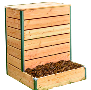 Composteur en bois botanic® - 125 L : Compostage et recyclage des déchets  verts Botanic® potager et verger - botanic®