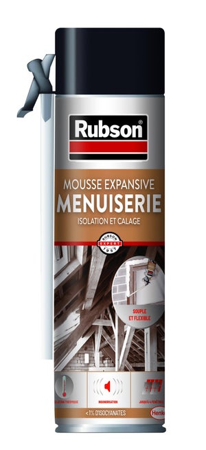 Mousse expansive RUBSON WHITETEQ thermique et phonique 500 ml