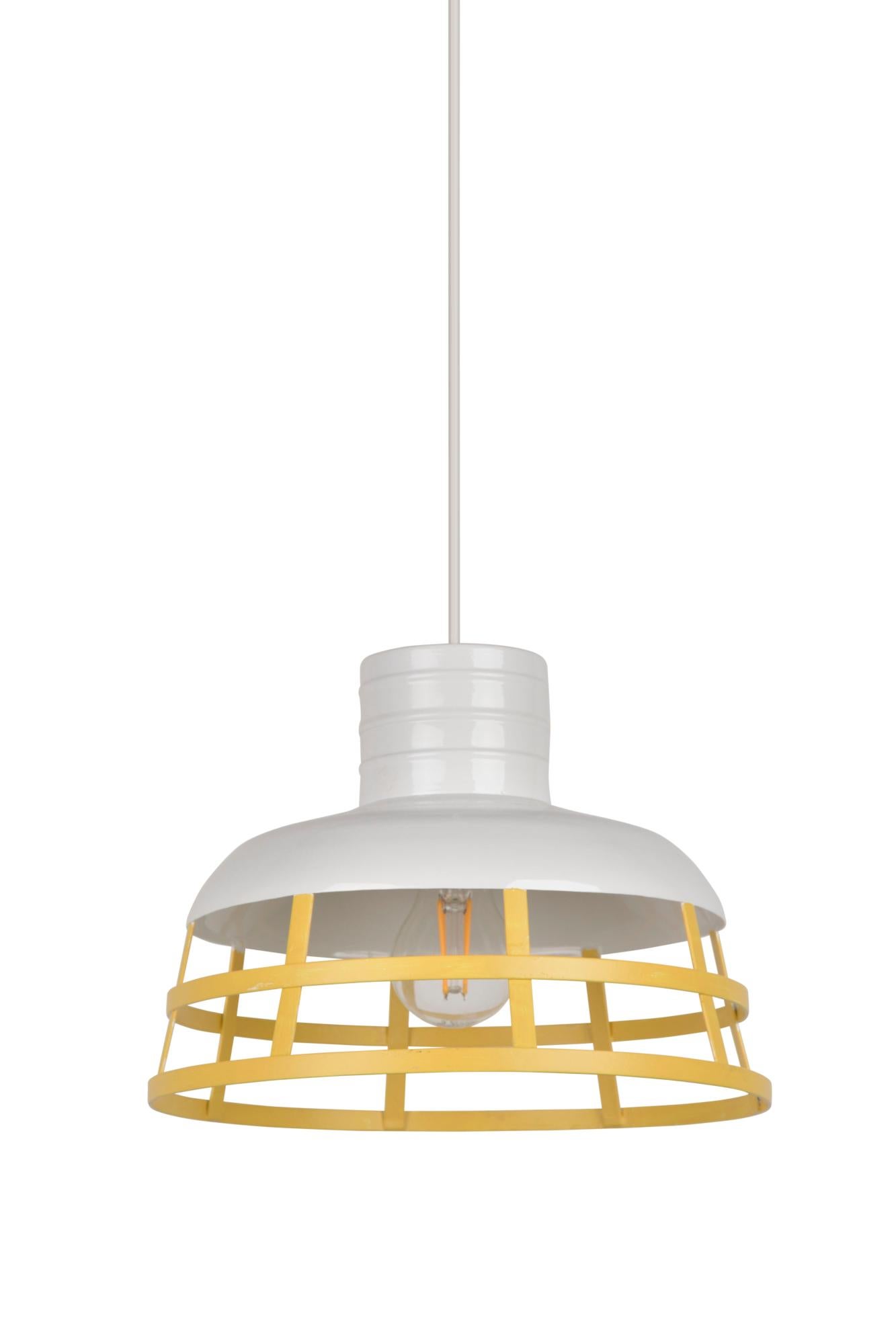 Suspension Luminaire ZELIE Corep - Métal Filaire Noir & Cannage Naturel - Hauteur 110 Cm - Ampoule E27 Non Fournie