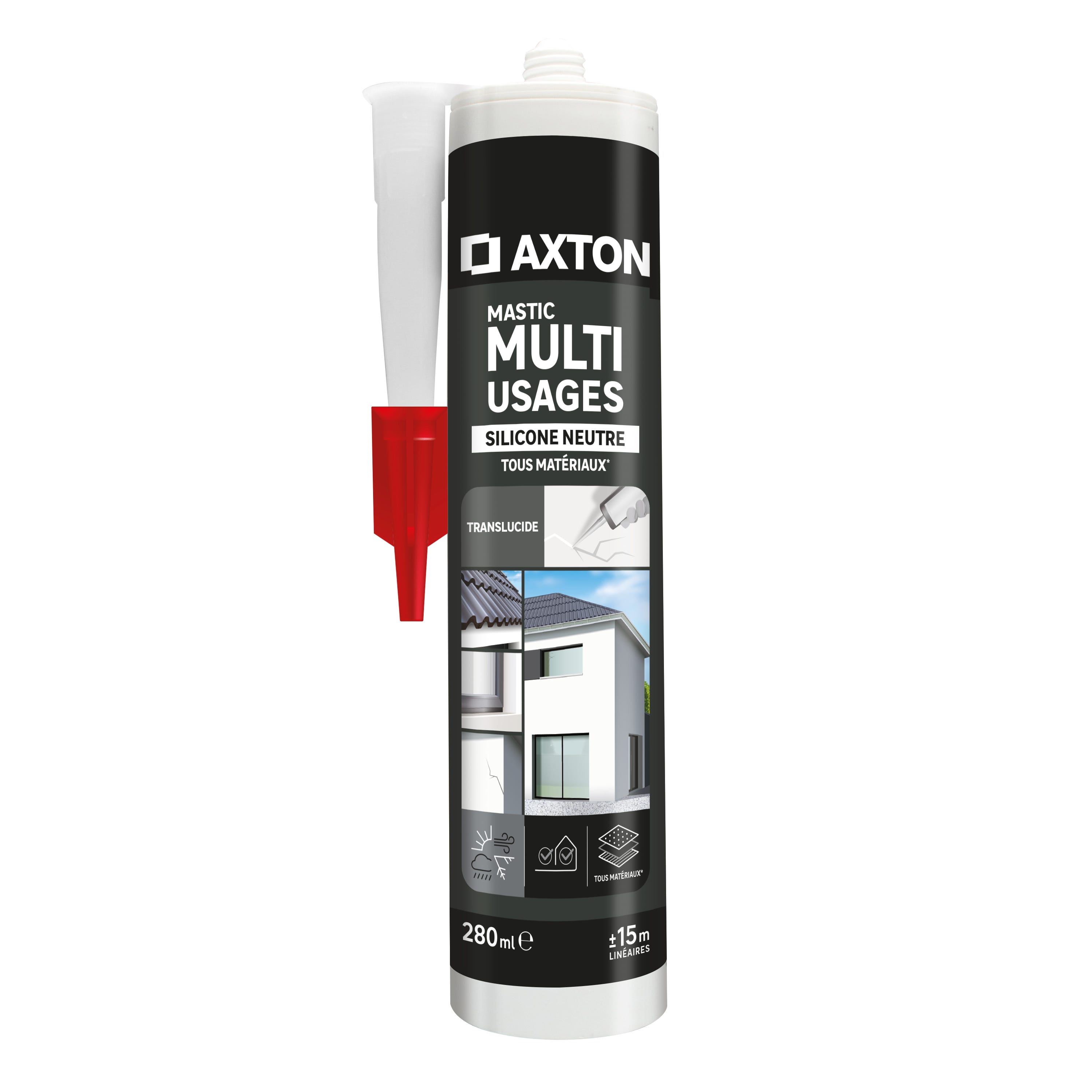 Joint de finition acrylique, AXTON, blanc, 280 ml
