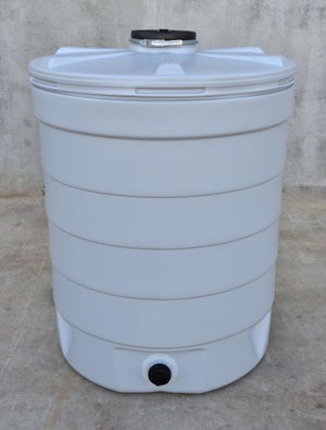 Récupérateur d'eau Aquatonne SCHUTZ cylindrique gris , 500 l