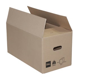 Lot de 20 cartons de déménagement 72L - 60x40x30 cm - Made in France - 70%  FSC certifé - - Pack & Move - Cdiscount Bricolage