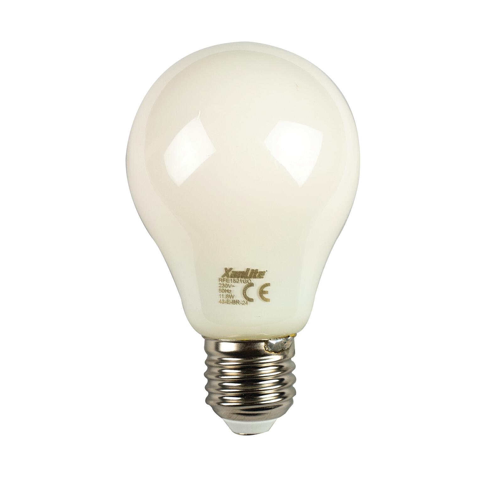 Ampoule LED G80 Opaque, culot E27, conso. 6,5W, 806 Lumens, Blanc