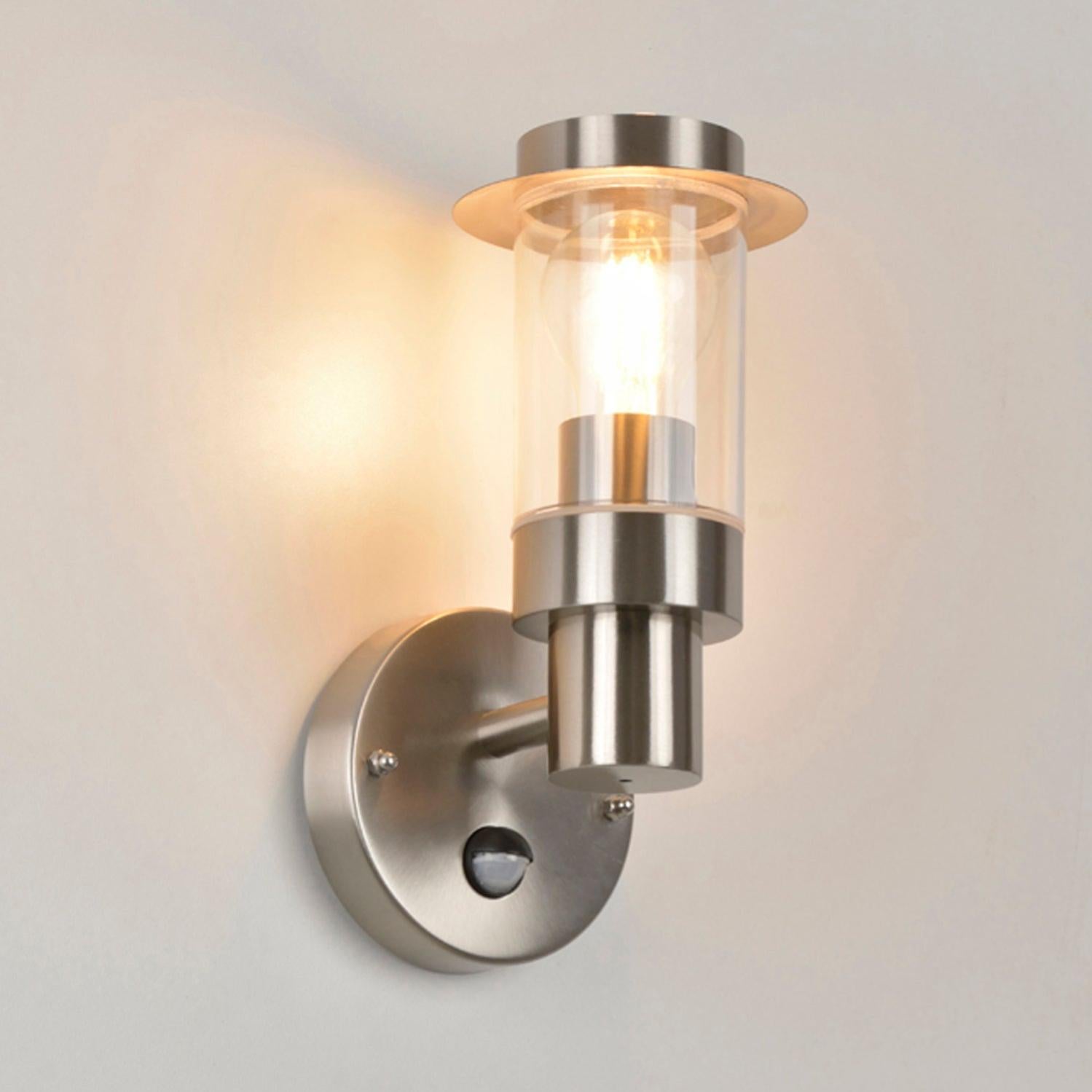 Applique avec détecteur extérieure E27 max 20W aluminium Seaside LITTLE