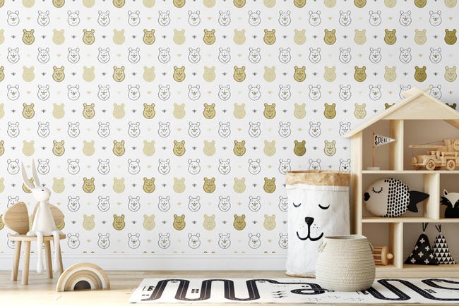 Papier Peint Winnie L Ourson Fond Blanc Leroy Merlin Papier Peint Winnie L Ourson Fond Blanc Leroy Merlin