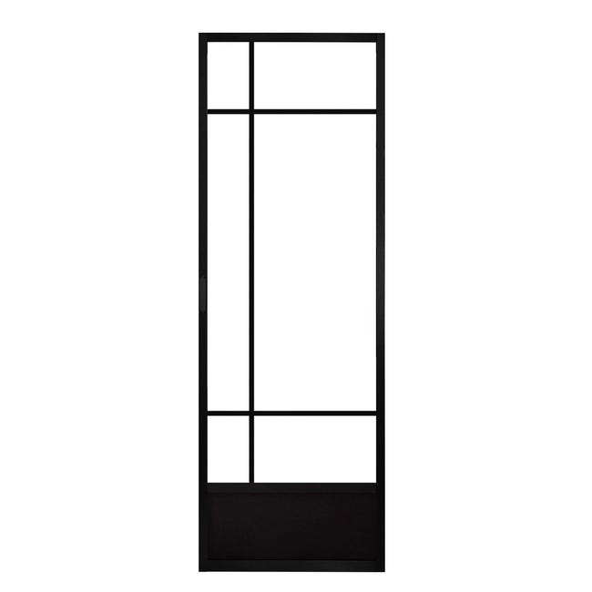 Porte coulissante Atelier gris verre givré, H.204 x l.83 cm