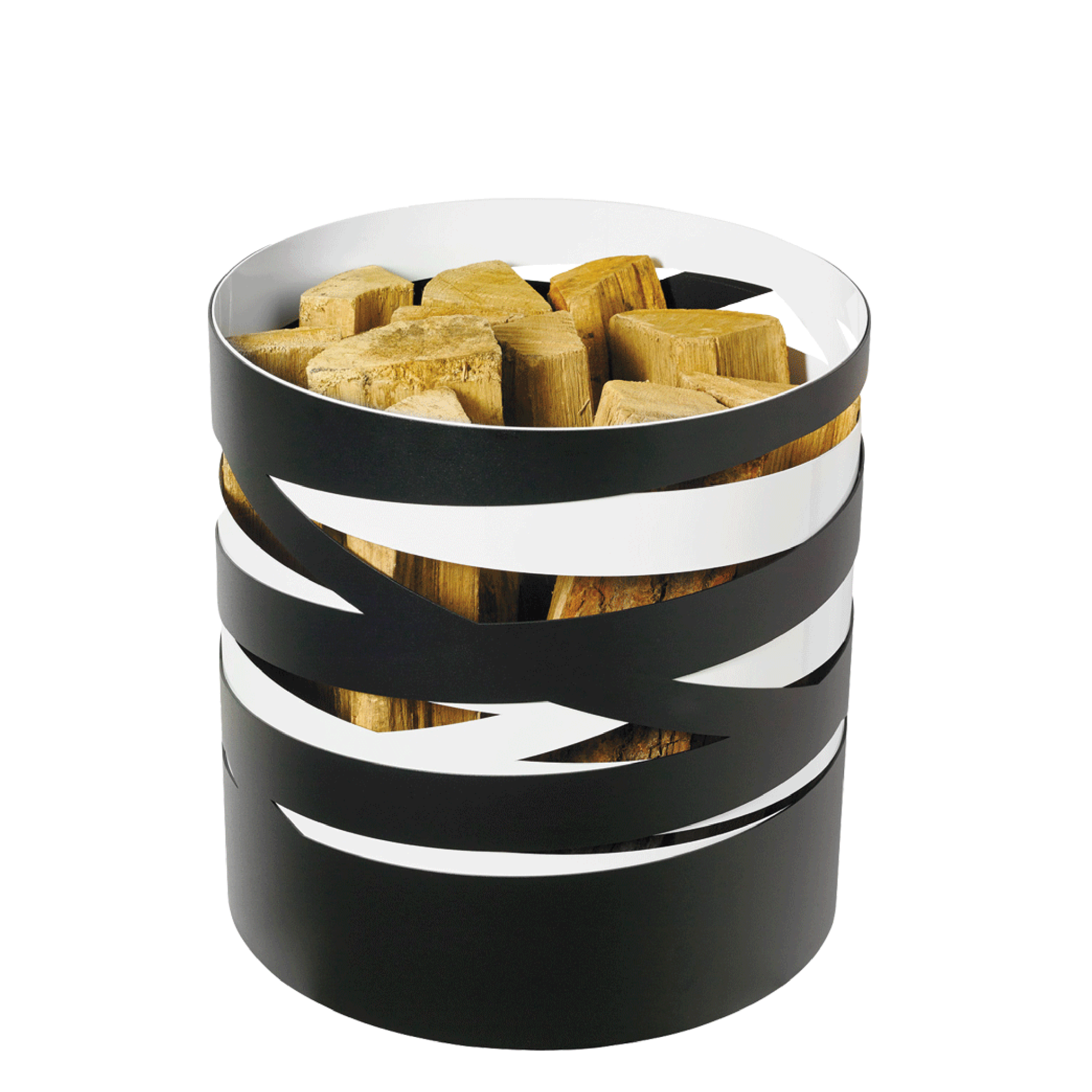 Comodino Apollon Bianco/Nero - 51x40x40 Cm - Con Cassetto - MDF E Metallo - Montaggio Facile - Foto 7