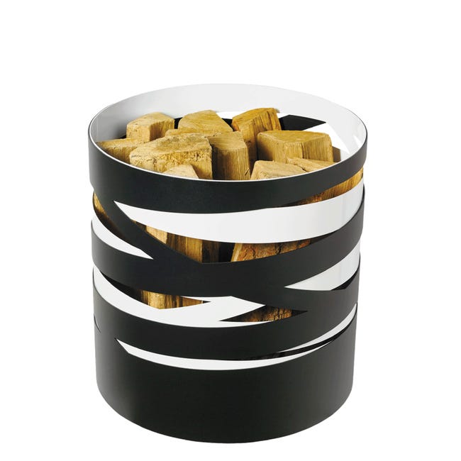 Comodino Apollon Bianco/Nero - 51x40x40 Cm - Con Cassetto - MDF E Metallo - Montaggio Facile - Foto 7