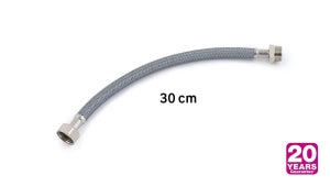 Xcel Home™ – Lot de 2 tuyaux de raccordement flexibles BSP M10 x 1/2 (400  mm de long) pour évier / mitigeur de robinet monobloc