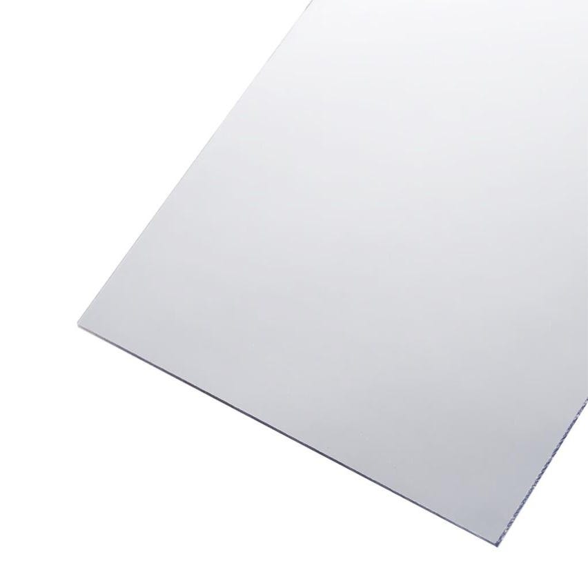 Plaque verre synthétique transparente effet lisse L.50 x l.50 cm Ep.4 mm
