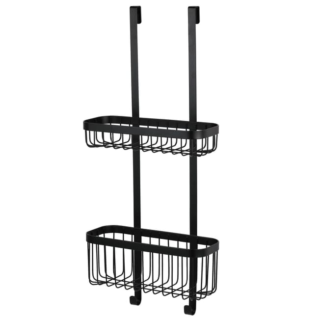 Hanging bath/shower shelf, black, Neo - 1