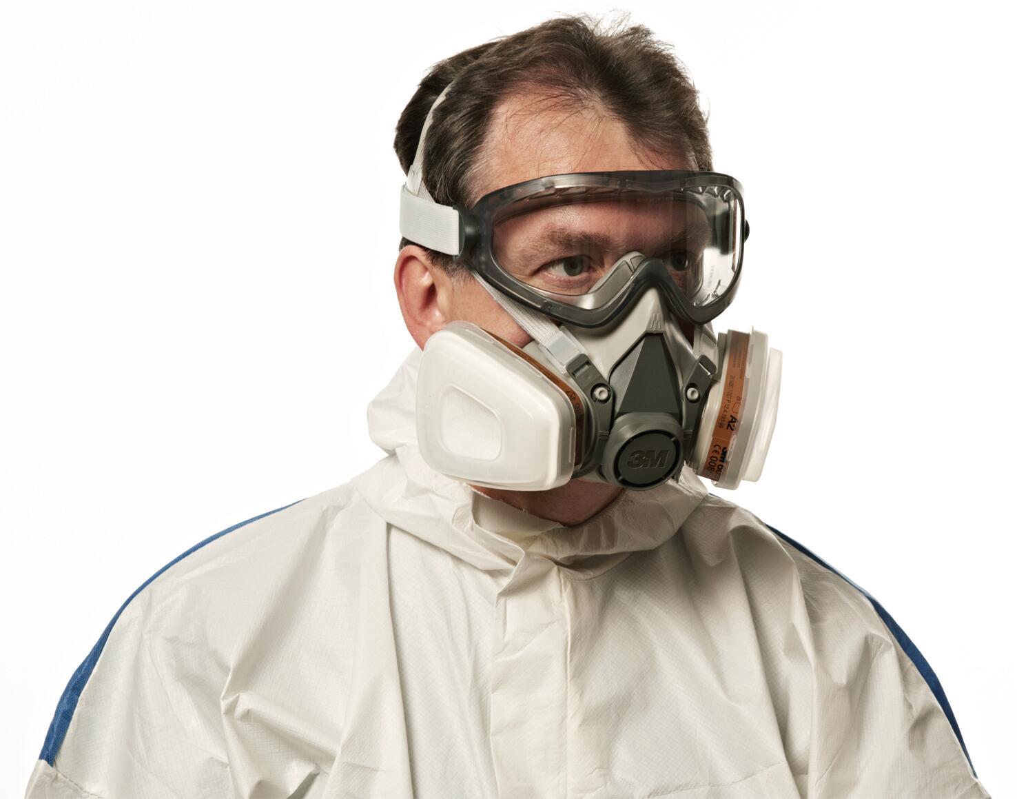 Masque respiratoire anti-poussières à cartouche 3M 6200