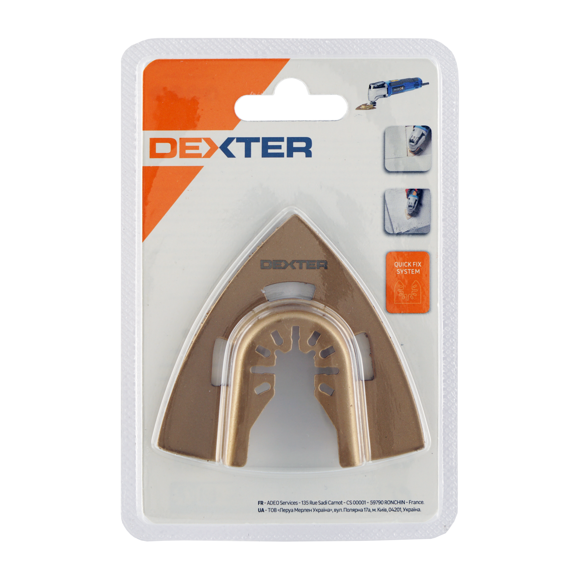 Spatule Dexter Rigide Pour Colle À Moquette, Mortier, Joint Carrelage