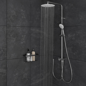 Colonne de douche avec robinetterie, SENSEA Neo, Noir