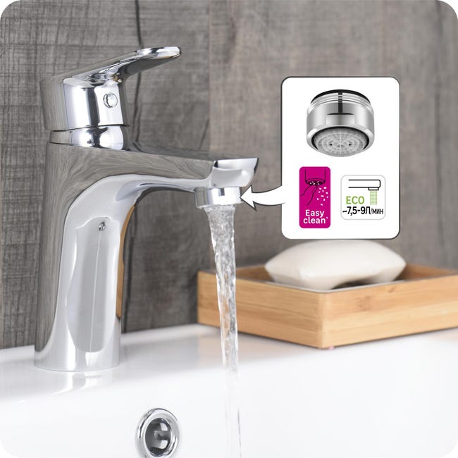 Mousseur robinet salle de bain, M24 easyclean, eco, EQUATION