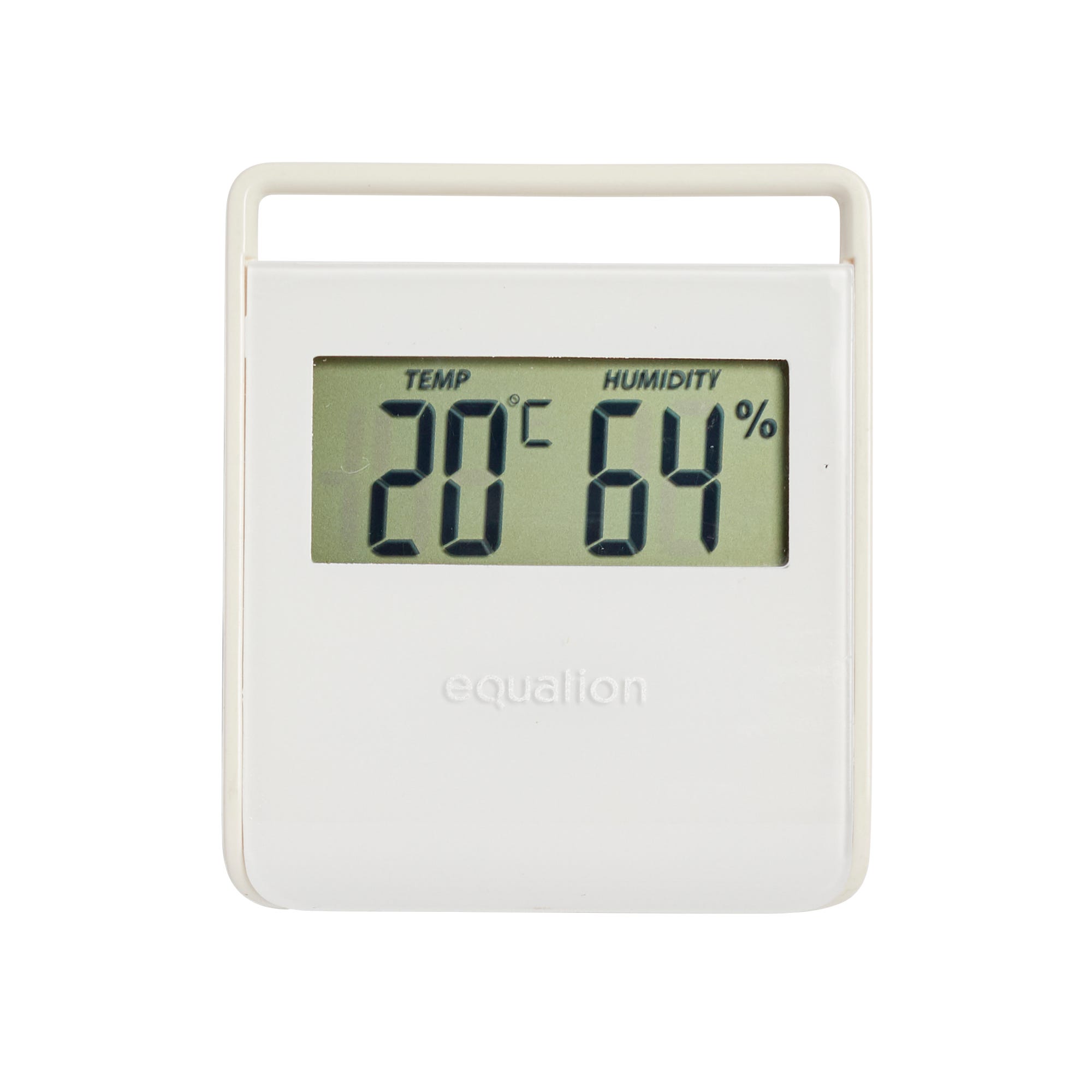 Thermomètre / hygromètre digital blanc, EQUATION