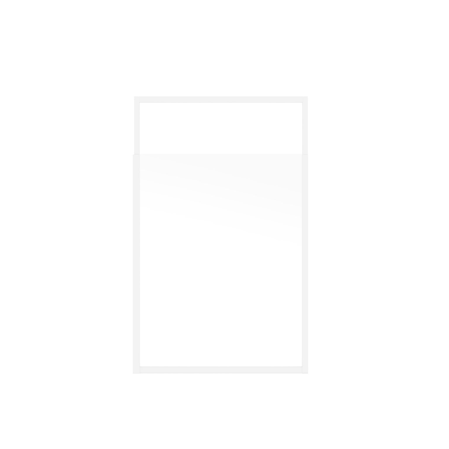 Pare-muret fixe transparent blanc, H.110 x l.80 cm Unik | Leroy Merlin