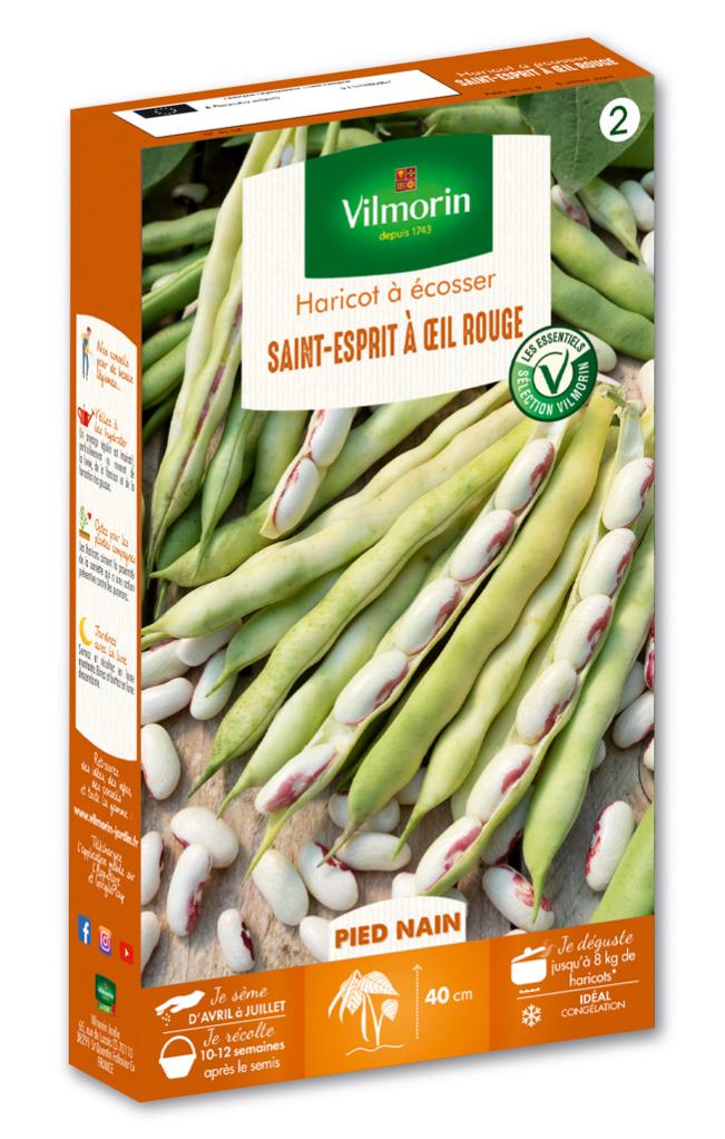 Haricot saint-esprit à œil rouge VILMORIN 200 g | Leroy Merlin