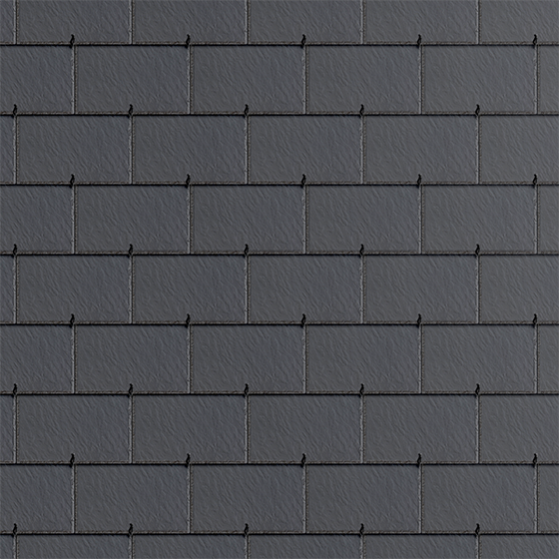 Ardoise en relief fibrociment Kergoat gris anthracite, 40x24 cm Leroy