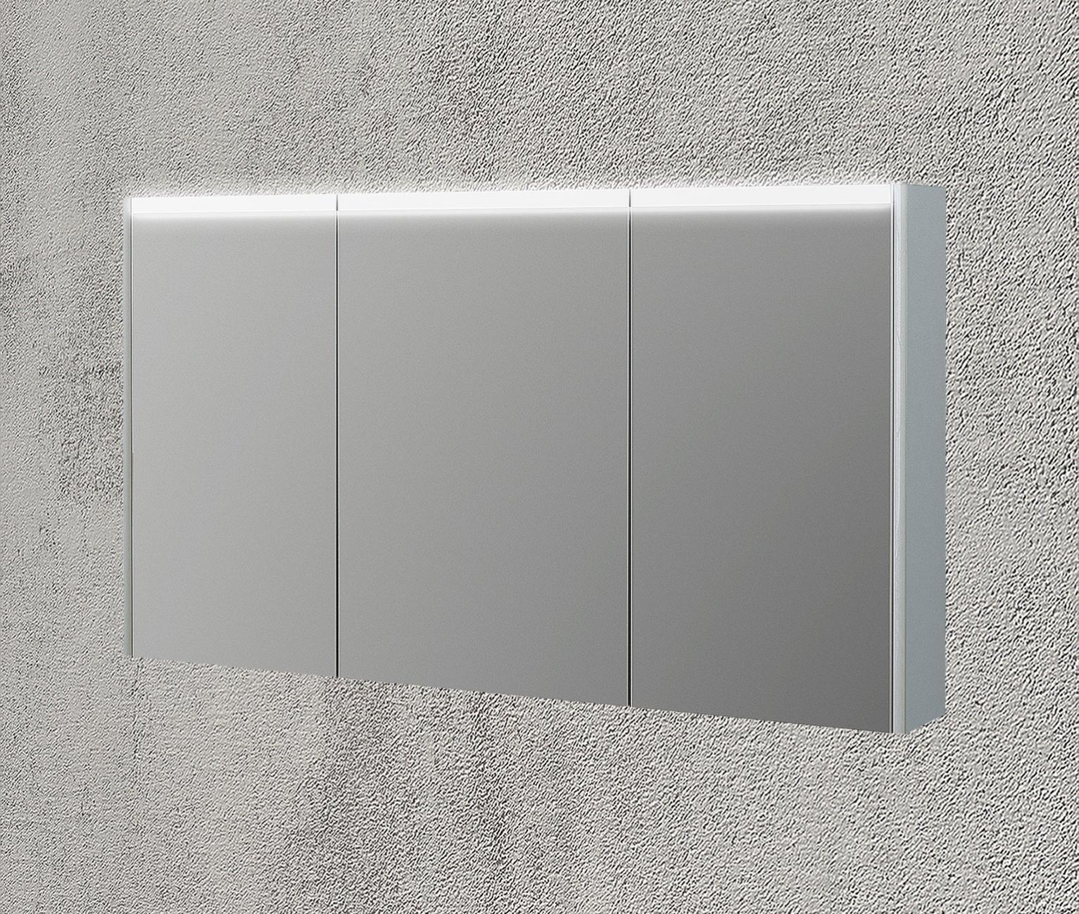 Armoire led de toilette lumineuse l. 120 cm H. 67 cm P. 15 cm, verre