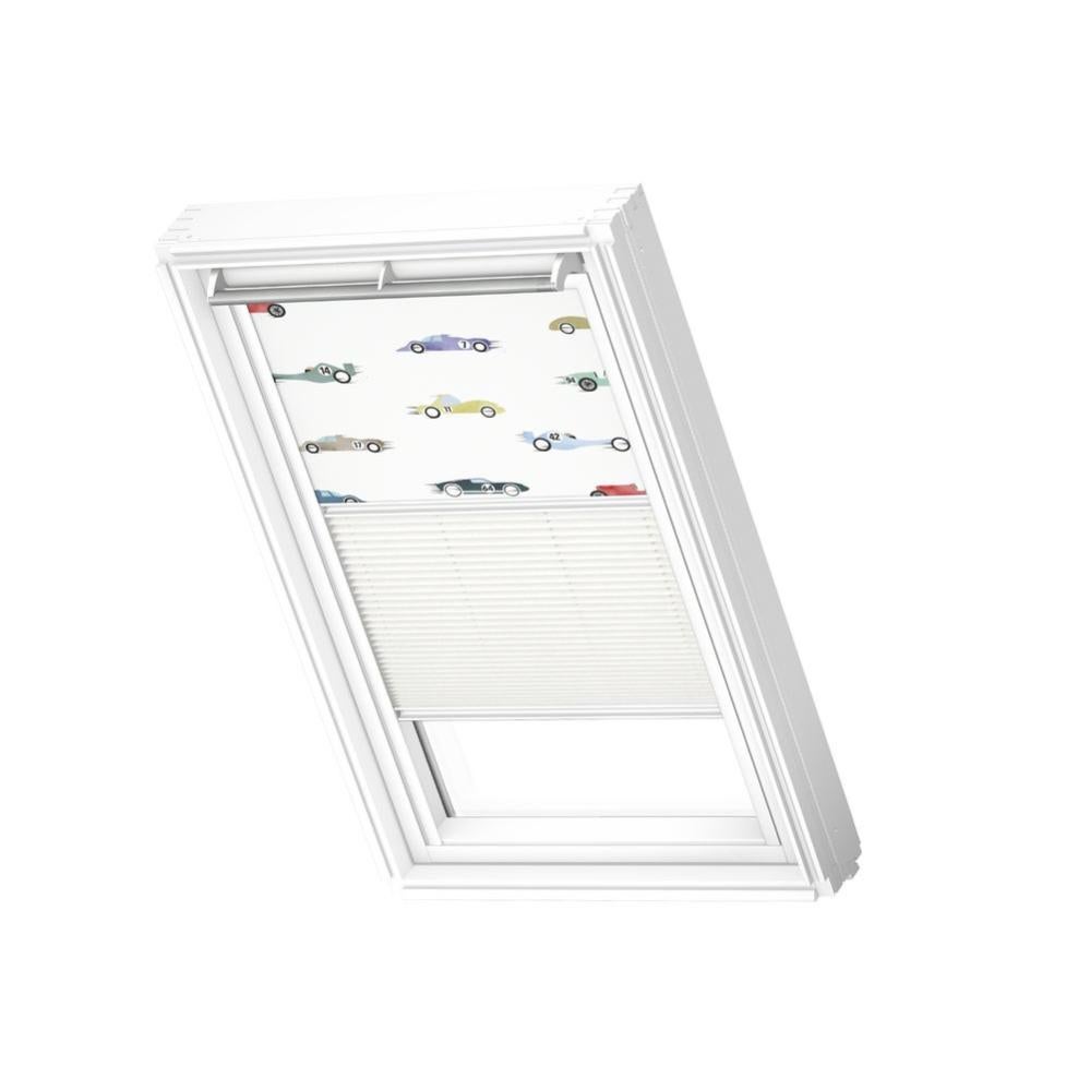 Store fenêtre toit VELUX duo occ. pl manu vert m.étoiles DFD CK04 Leroy Merlin
