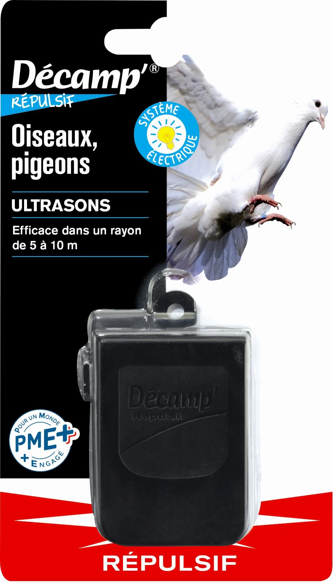 Repousseur Electronique Anti Pigeon à Ultrasons, à Piles, pour