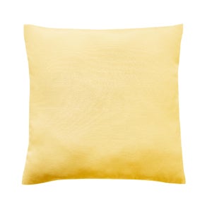 Coussin Pharell, jaune l.45 x L.45 cm INSPIRE