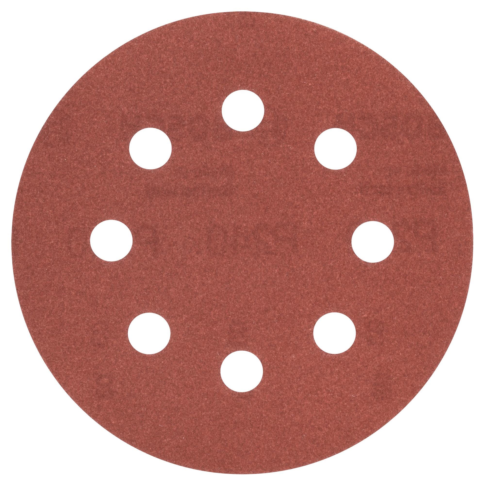 5 disques abrasifs pour ponceuse excentrique BOSCH, 115 mm grains 240