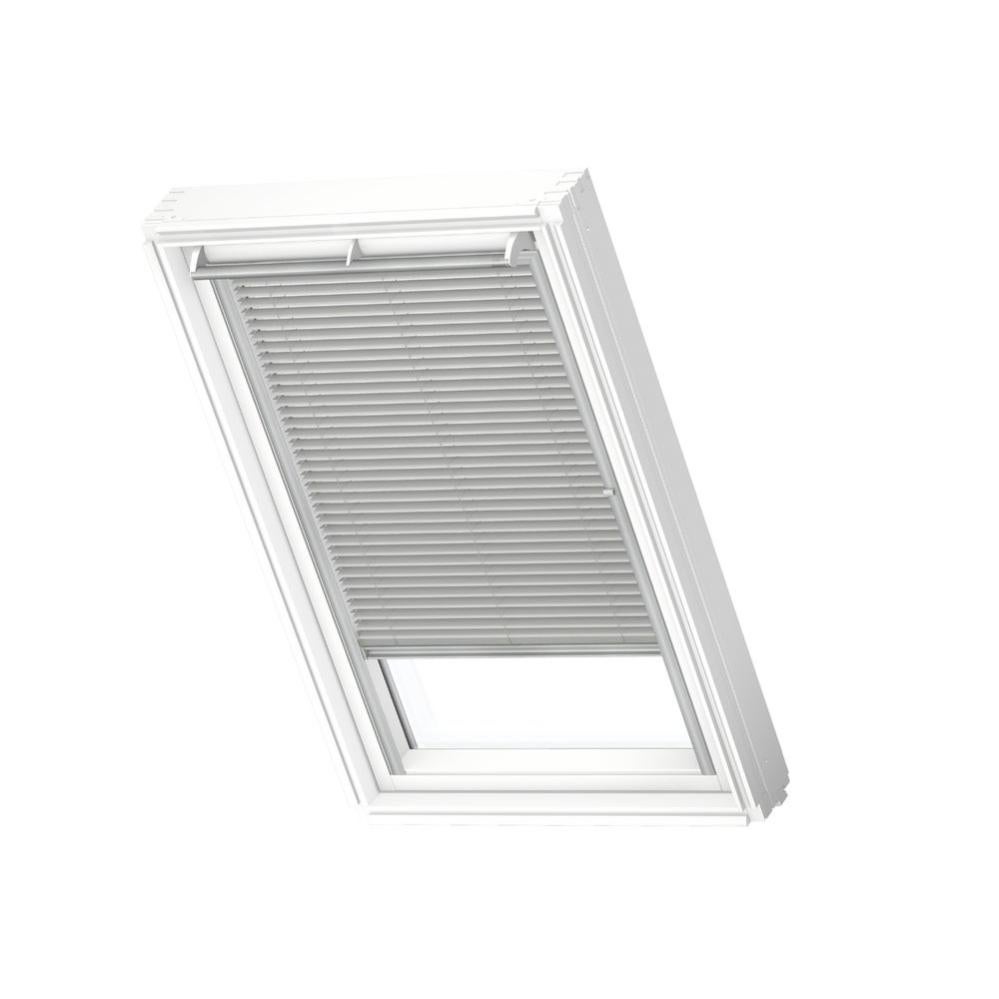 Store fenêtre de toit VELUX vénitien manuel blanc PAL MK04, cadre Blanc Leroy Merlin