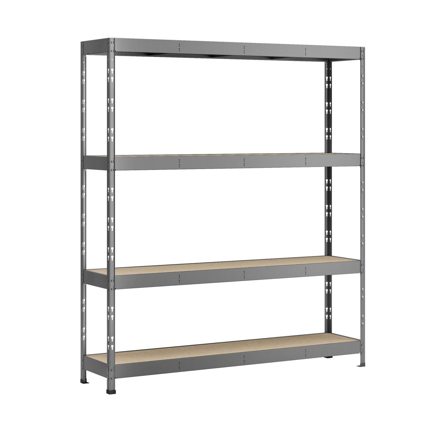 Easy assembly perforated shelves : Étagère facile à assembler H- 1800mm,  profondeur 400 mm
