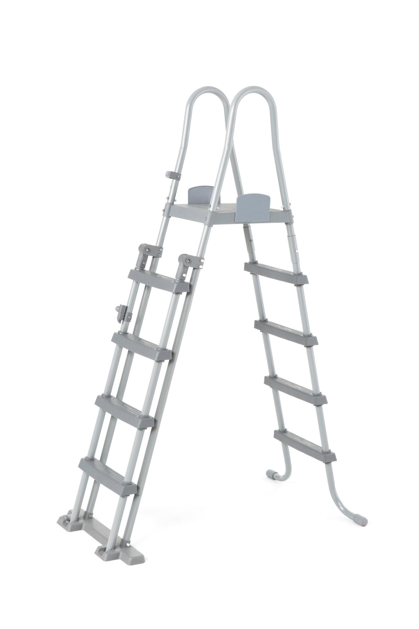 Echelle pour piscine 2 x 4 marches BESTWAY, H.132 cm Leroy Merlin