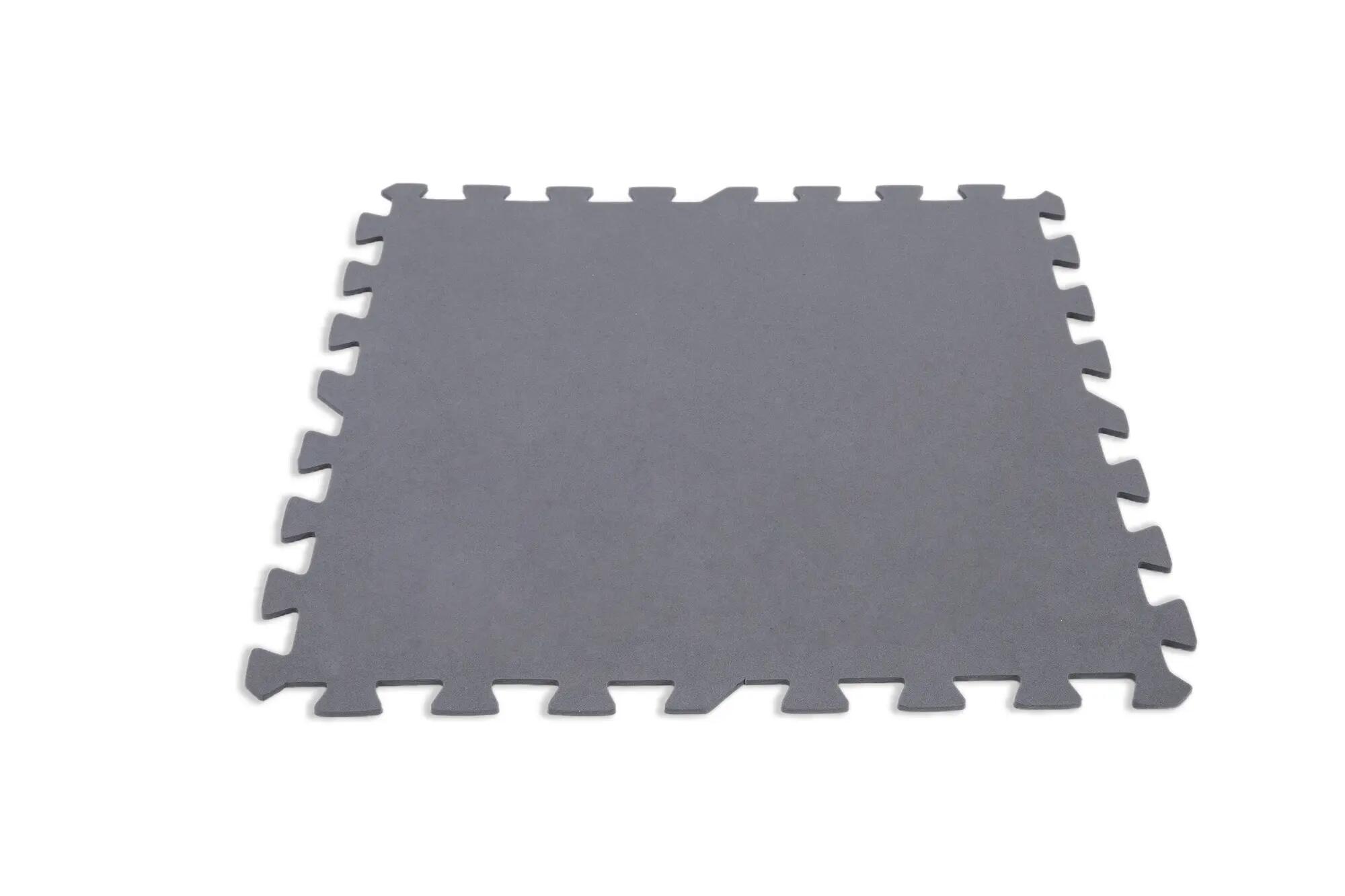 Dalles de protection mousse INTEX, L.50 cm x l.50 cm, gris