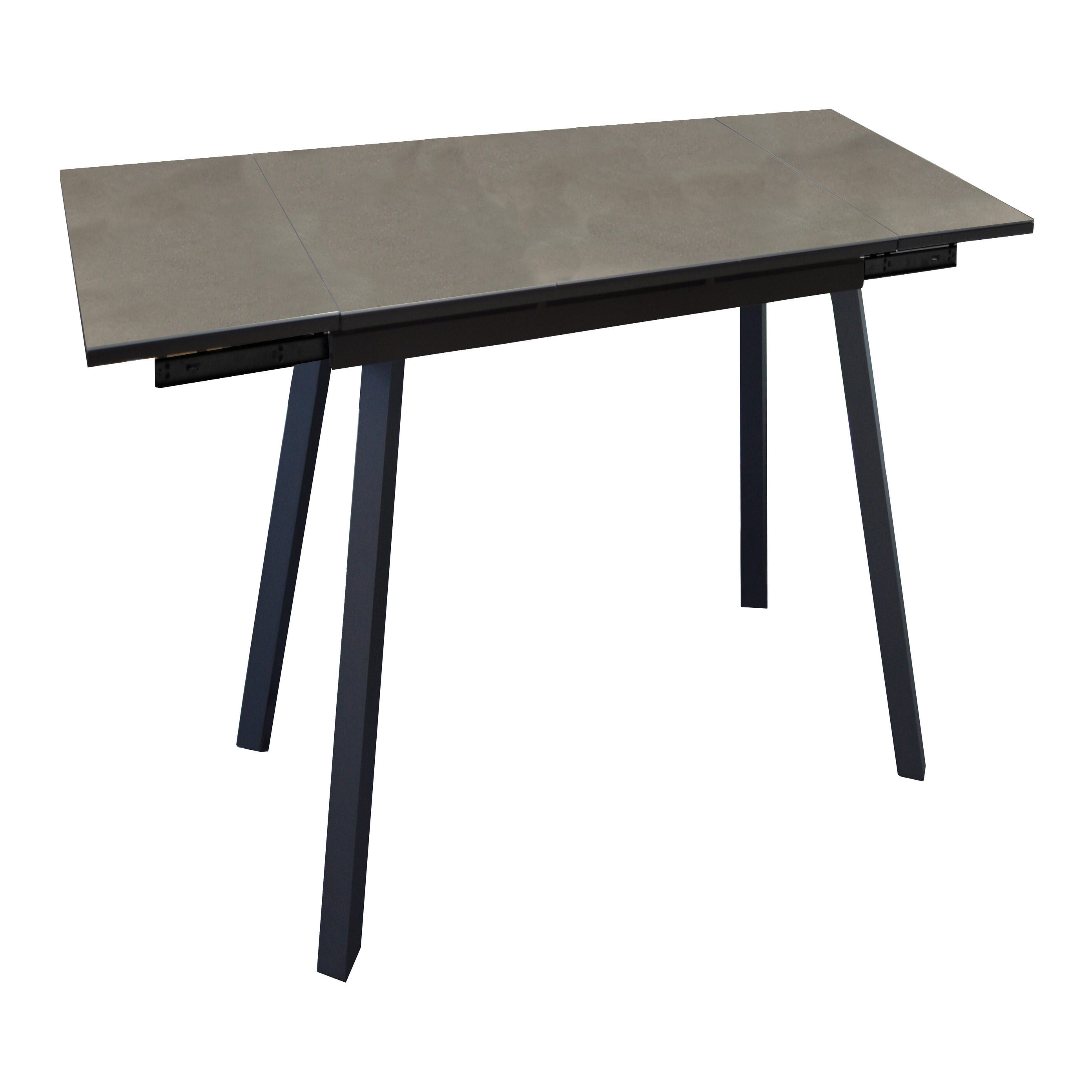 Table de jardin pliante Aluminium Azua (150 x 80 cm) - Marron