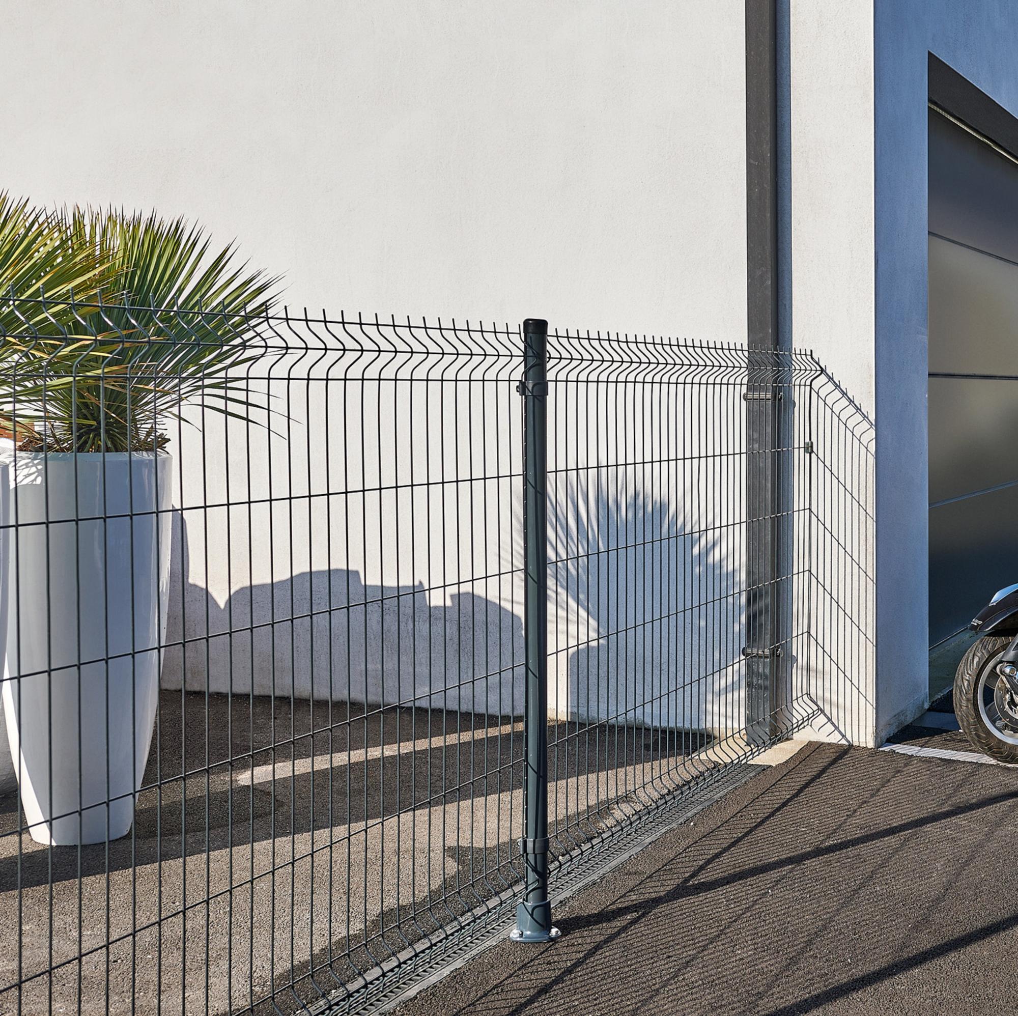 Grillage Rigide Gp481101 Gris Anthracite H 0 8 X L 2 5 M Maille 100x55 Grillage Rigide Gp481101 Gris Anthracite H 0 8 X L 2 5 M Maille 100x55