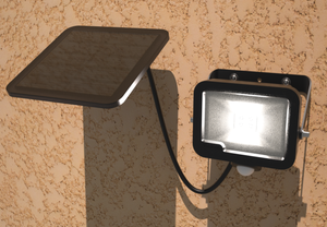 Spot LED solaire orientable rechargeable avec détecteur infra-rouge 800  LUMENS