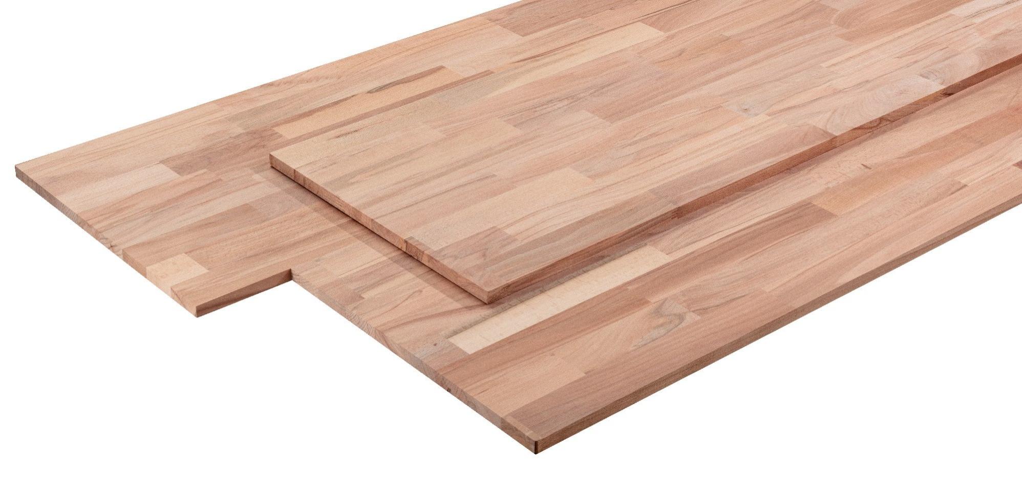 Tablette hêtre lamellé collé, L.120 x l.30 cm x Ep.18 mm Leroy Merlin