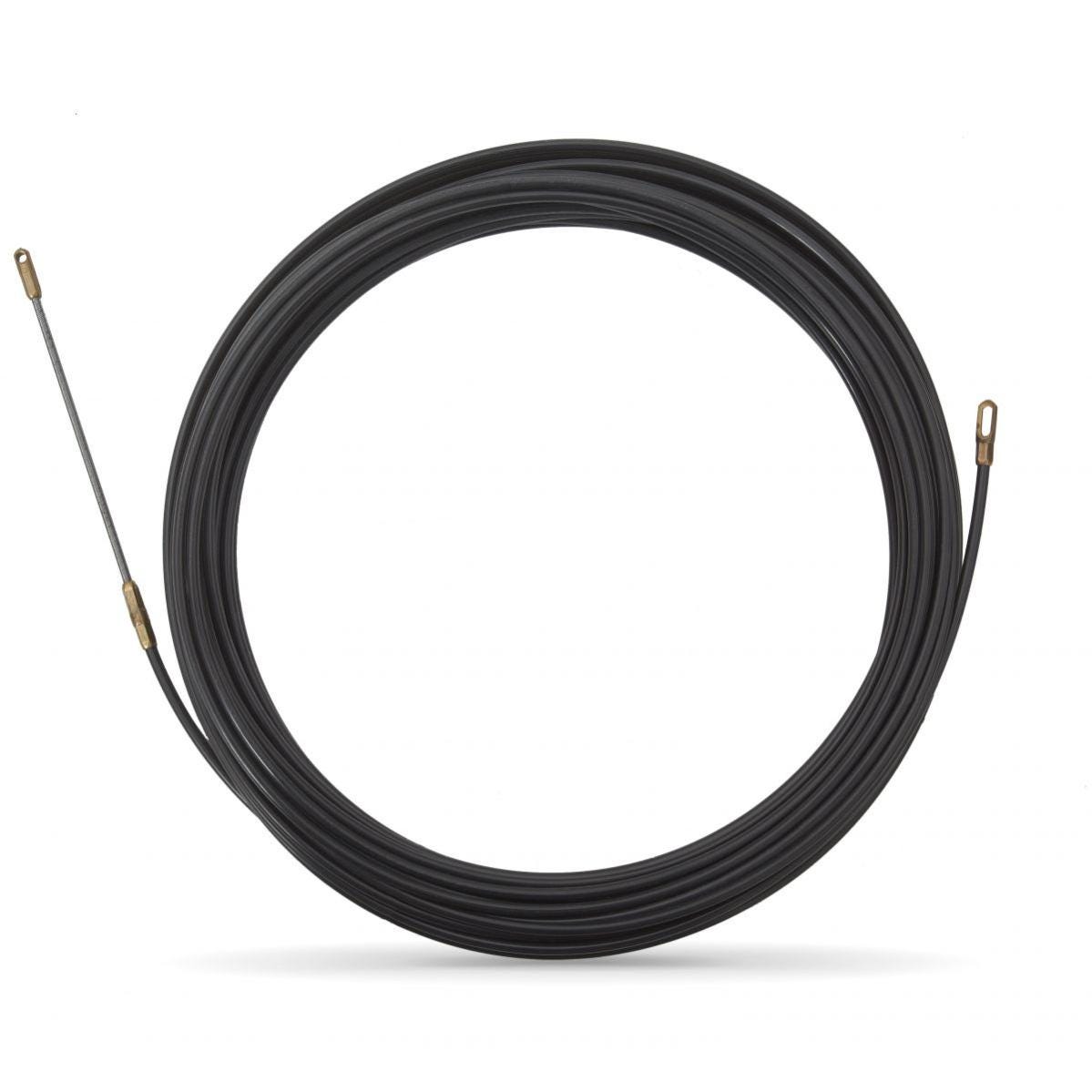 Tire-fil nylon, L.20 m, Diam.4 mm, noir