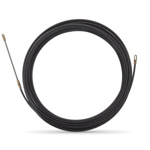 100 Attaches pontet BIZLINE gris fixation cable - Diamètre 6 mm