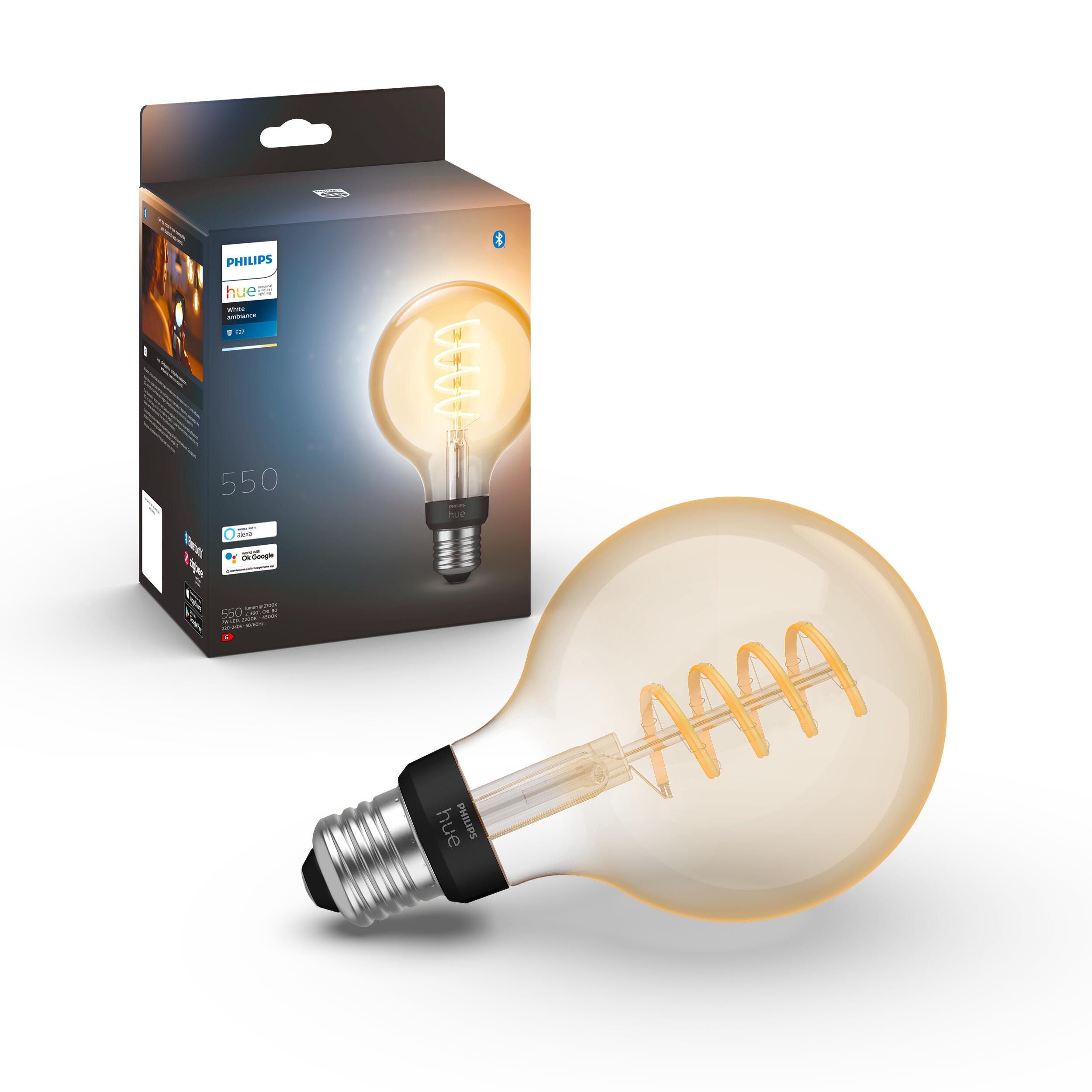 philips hue wireless dimming kit avec ampoule led e27 60 w et télécommande  - Équipements électriques pour luminaire - Achat & prix