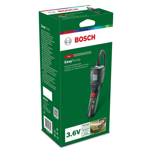 Test Bosch EasyPump : une pompe à air électrique sans fil