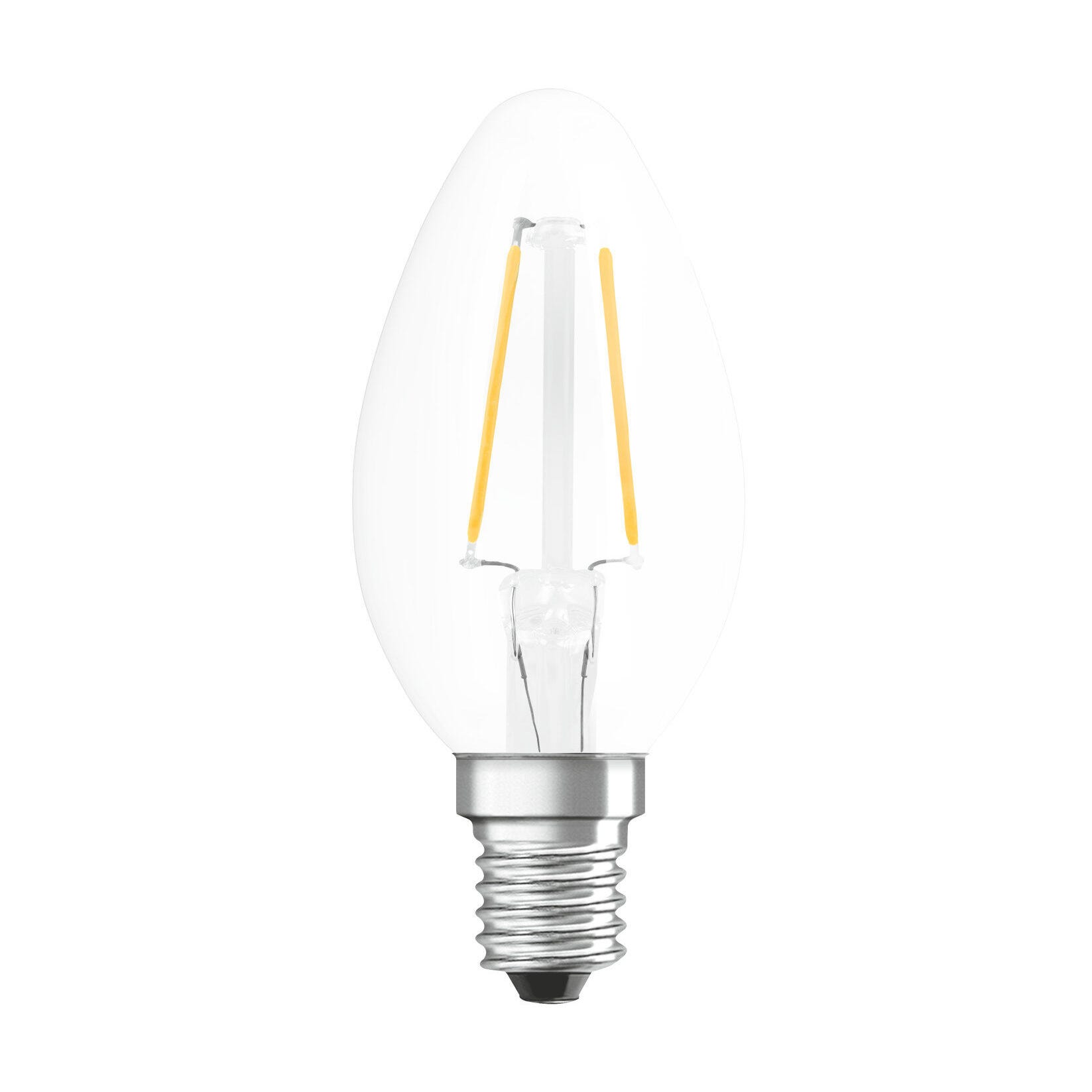 Ampoule LED 2,5W E14 C35 135lm 320° (15W) Ø35 - Blanc Très Chaud 1800K