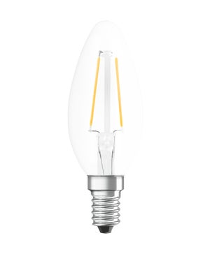 Lot 2 ampoules LED à filament T25 E14 136lm 1W = 15W Ø2.5cm Diall
