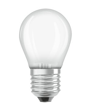 Ampoule à filament LED P45 Opaque, culot E14, 7W (eq. 75W), 1055 lumens,  Blanc chaud